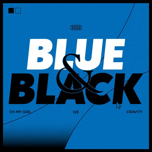 OH MY GIRL – Blue & Black (With IVE & CRAVITY) cover
